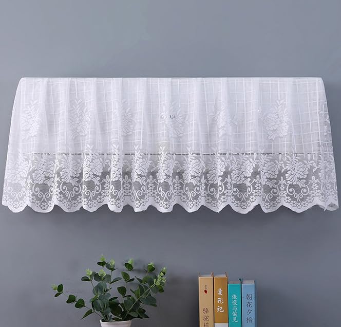 HASTHIP® Air Conditioner Cover Dust Fashion Lace Cloth Universal Summer Hood Cover for 1-1.5p Air Conditioner HASTHIP® Air Conditioner Cover Dust Fashion Lace Cloth Universal Summer Hood Cover for 1-1.5p Air Conditioner